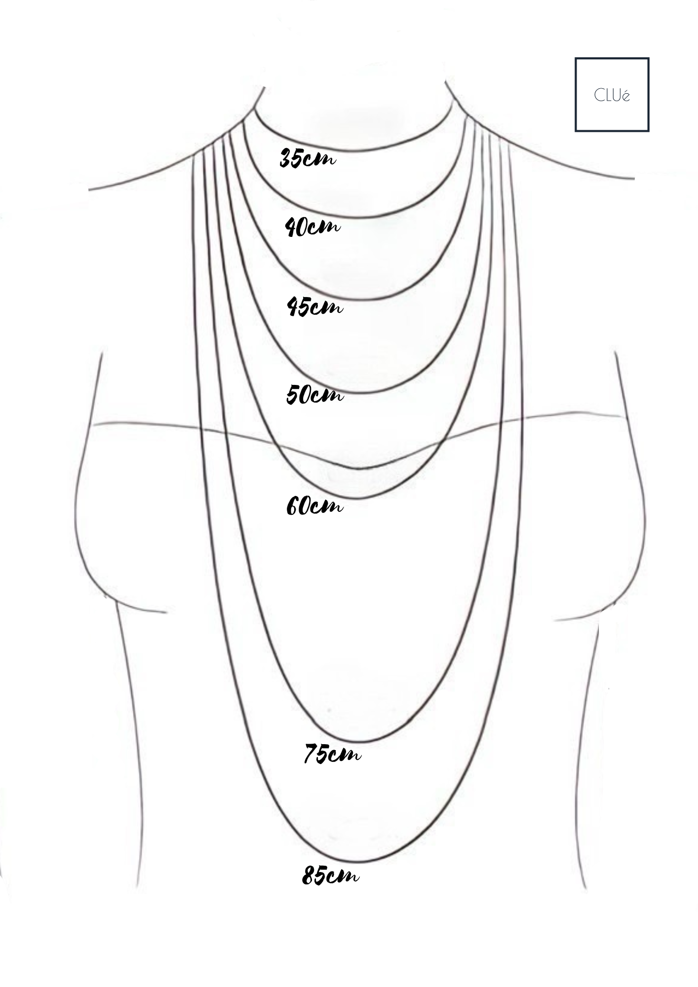 medidas de los collares