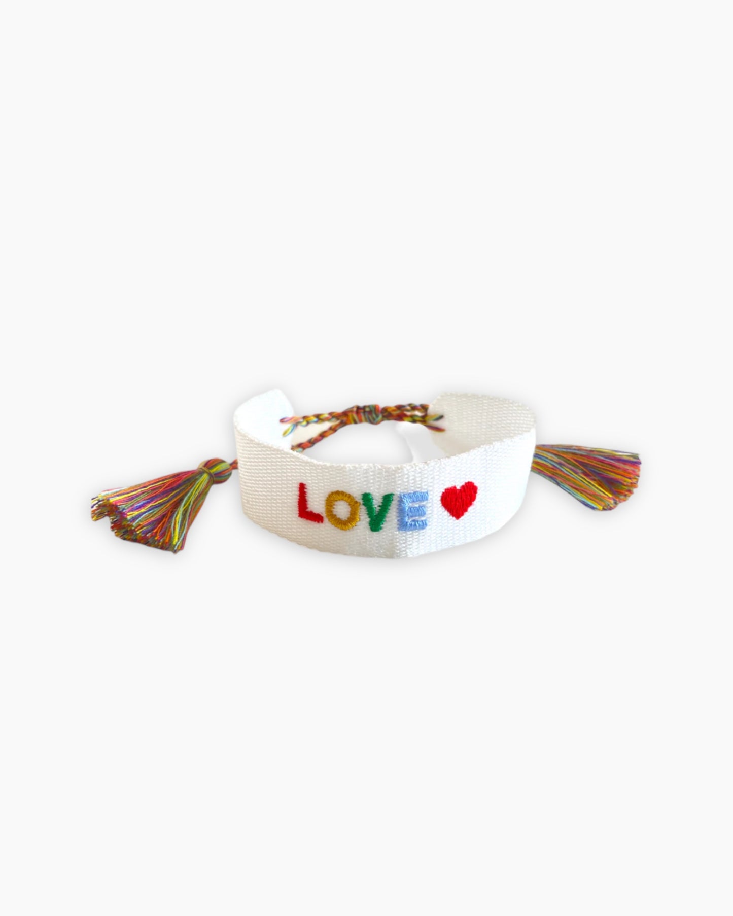 Pulsera Tejido Love Colores
