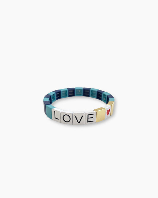 Pulsera Bolck Love Azul