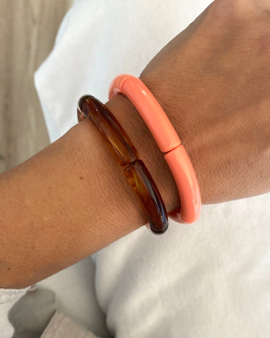 Pulsera Tube Coral